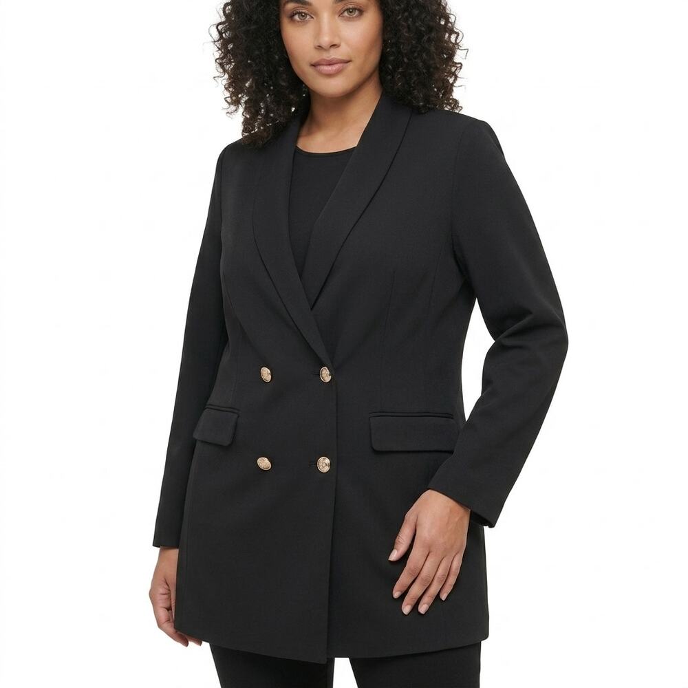 Unique21 Black Blazer Stretch Jacket Women Size XL